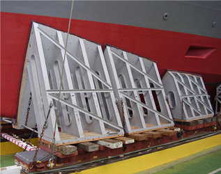 進水受架台製作