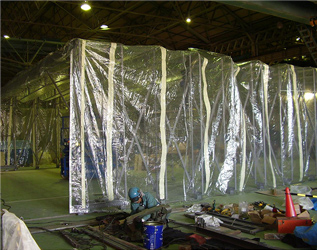 ジャバラテント新設